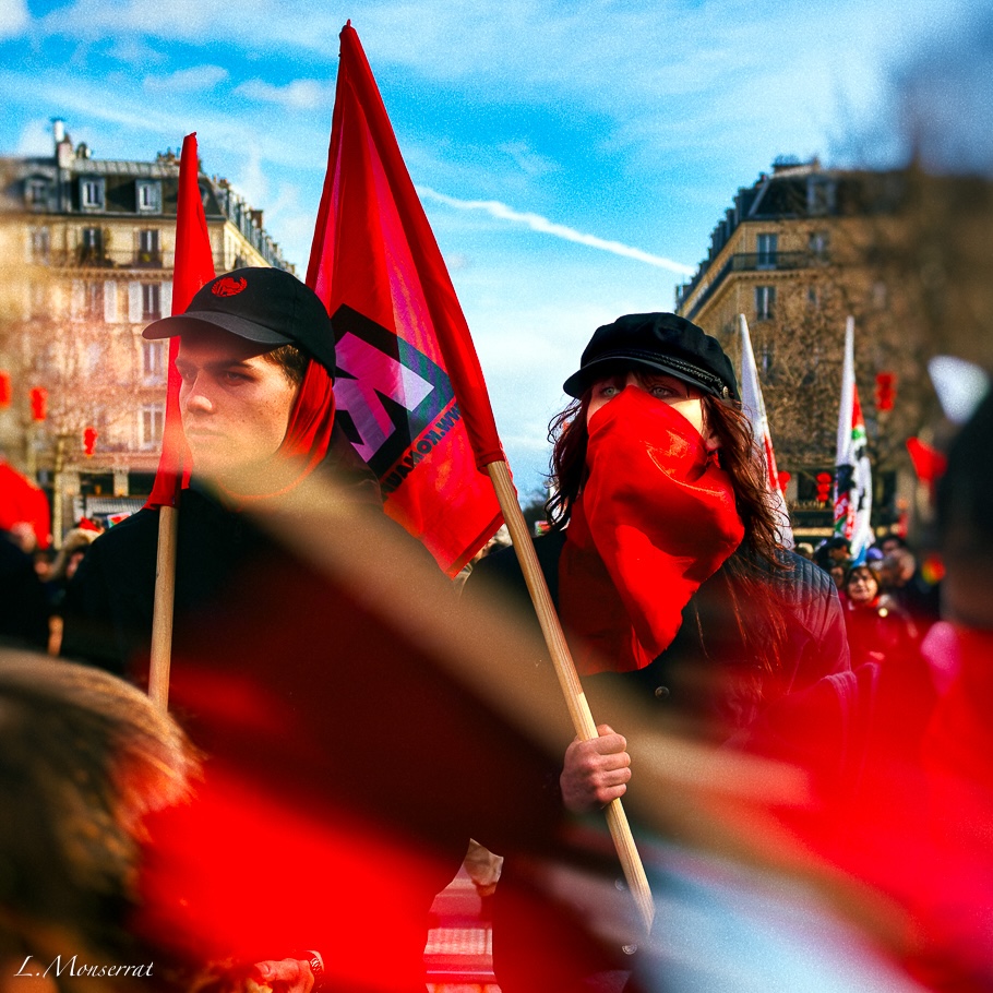 Le mouvement de la foule 